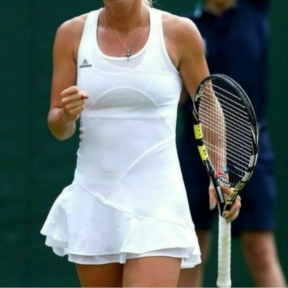 Adidas Stella McCarney Barricade White Tennis Dress Size Small - Picture 8 of 10